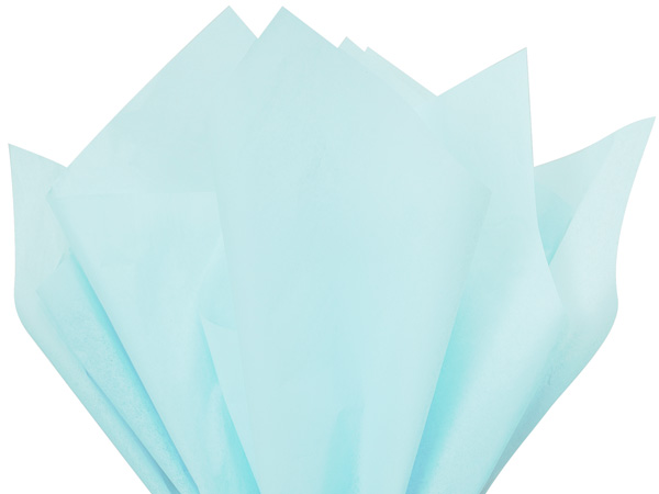 Light Blue Color Tissue Paper, 15x20", Bulk 480 Sheet Pack