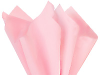 Light Pink Wrap Tissue Paper 15 x 20 - 100 Sheets