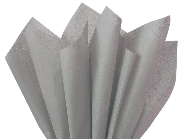 *Gray Color Tissue Paper, 20x26", Bulk 240 Sheet Pack