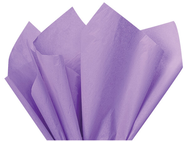 Soft Lavender Color Tissue Paper, 20x26", Bulk 480 Sheet Pack