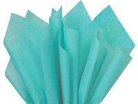 Caribbean Teal Color Tissue Paper, 20x30, Bulk 480 Sheet Pack