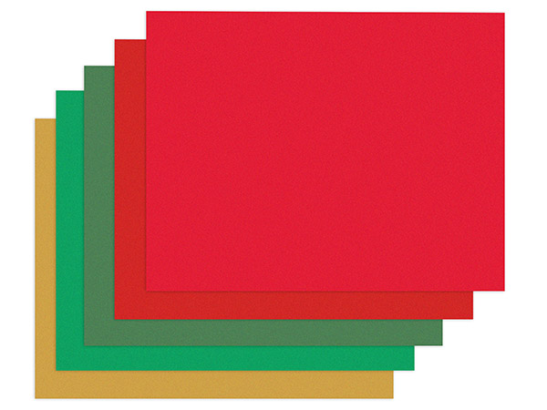 Holiday Tissue Paper Assortment, 20x30", 120 Sheet Pack