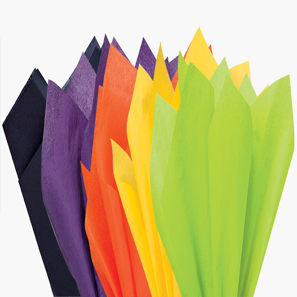Halloween Tissue Paper Assortment, 20x30", 120 Sheet Pack
