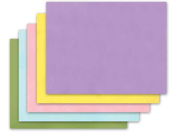Pastel Spring Tissue Paper Assortment, 20x30", 120 Sheet Pack