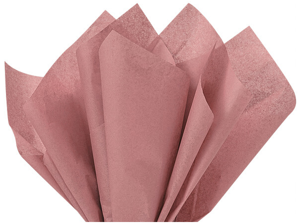 Rose Gold Color Tissue Paper, 20x30", Bulk 480 Sheet Pack