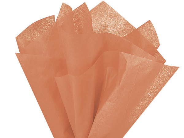 Terra Cotta Color Tissue Paper, 20x30", Bulk 480 Sheet Pack