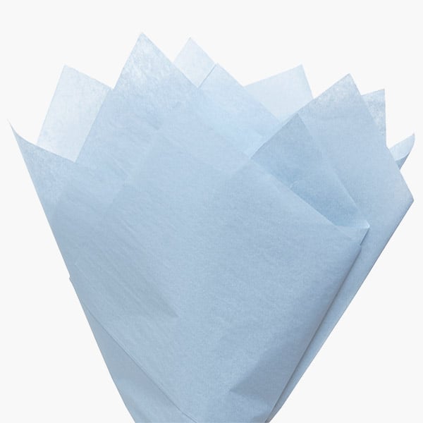 Antique Blue Tissue Paper, 20x30", 24 Soft Fold Sheets
