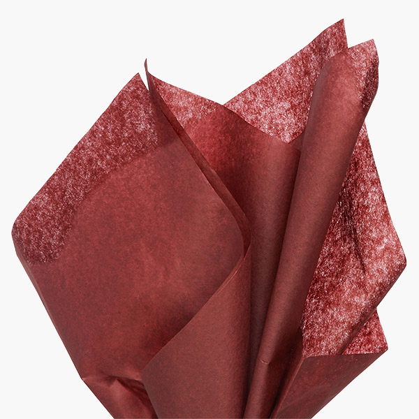 Mulberry Color Tissue Paper, 20x30", 24 Soft Fold Sheets