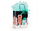 Christmas Village Gift Bags, Cub 8x4.75x10", 25 Pack-thumbnail