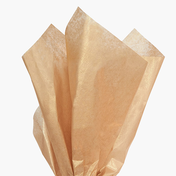 Sun Gold 2 Sided Pearlescence Tissue Paper, 20x30",Bulk 200 Sheet