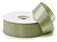 Moss Green 1 1/2 Inch x 100 Yards Double Face Satin Ribbon, JAM Paper