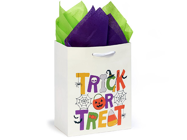 *Trick or Treat Gift Bags, Cub 8x4x10", 5 pack