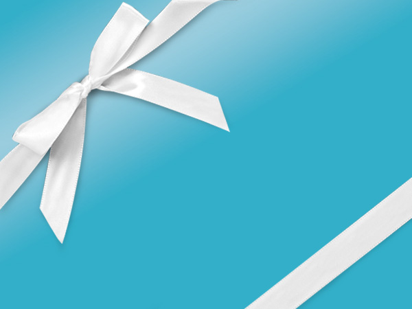 Turquoise Ultra Gloss Gift Wrap 24"x833', Full Ream Roll
