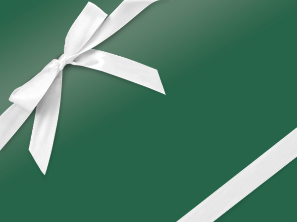 Forest Green Ultra Gloss Gift Wrap 24"x100', Cutter Box