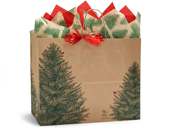 Evergreen 100% Recycled Paper Bags, Vogue 16x6x12", 100 Pack