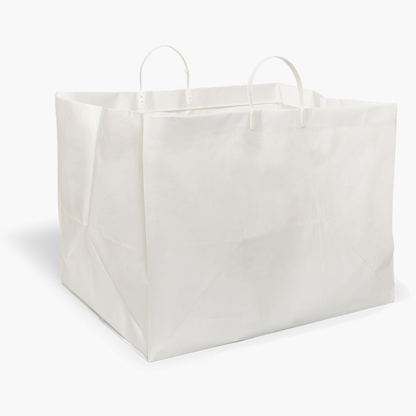 White X- Large Catering Bag w/handle, 22x14x15", 50 Pack
