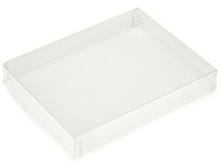 Plastic Candy Box - Rectangle- Clear - 2” x 2” x 1” - 100 count box