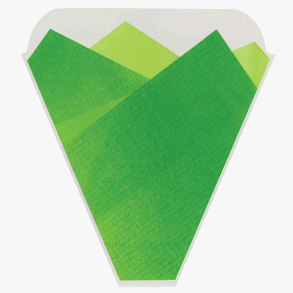 Cordially Green Bouquet Sleeve, 4 x 18 x 14", 50 Pack
