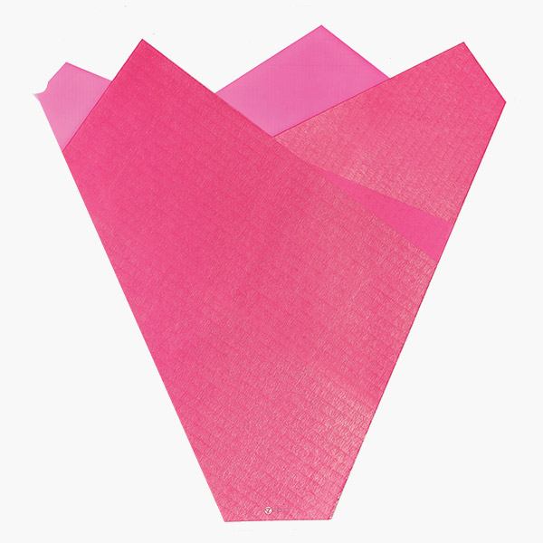 Cordially Pink Bouquet Sleeve, 4 x 18 x 14", 50 Pack