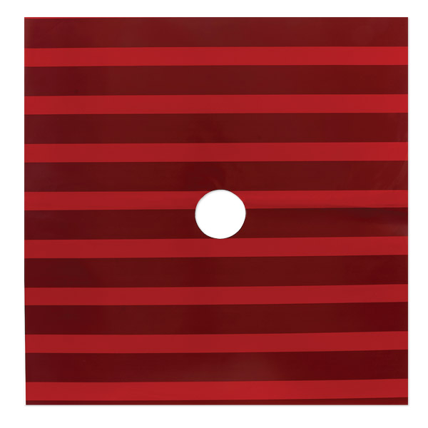 Parlor Stripes Red Floral Wrapping Paper Sheets 24"x24", 100 Pack