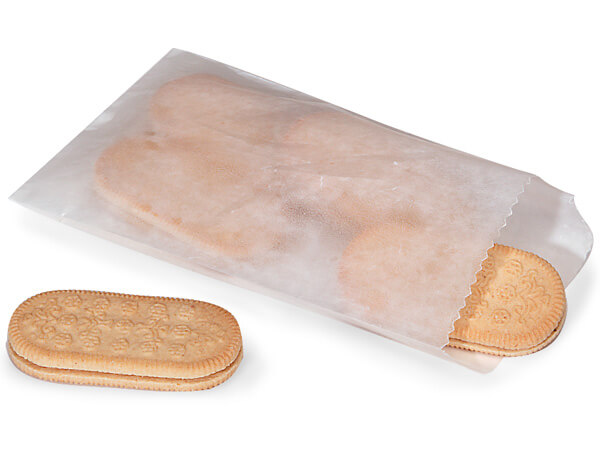1/4 lb Glassine Bags Translucent 3.75 x 6.25", 1000 Pack
