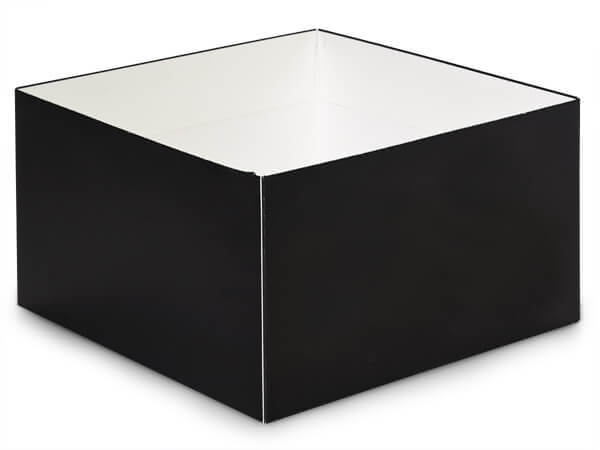 Matte Black Box Base, 10x10x5.5", 25 Pack