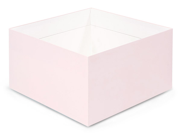 Matte Blush Pink Box Base, 10x10x5.5", 25 Pack