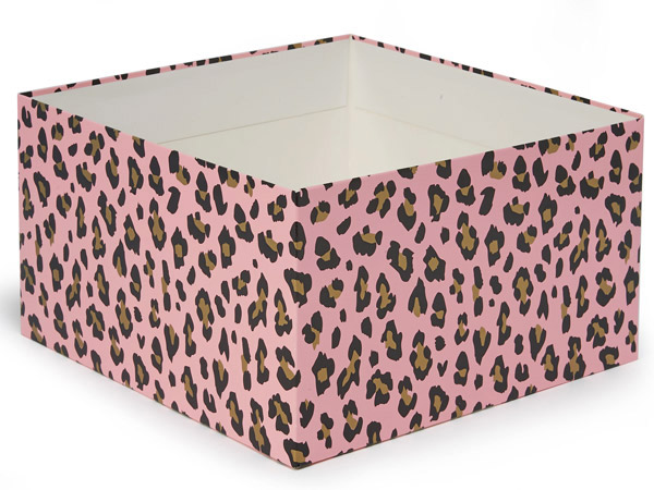 Lipstick Leopard Box Base, 10x10x5.5", 25 Pack