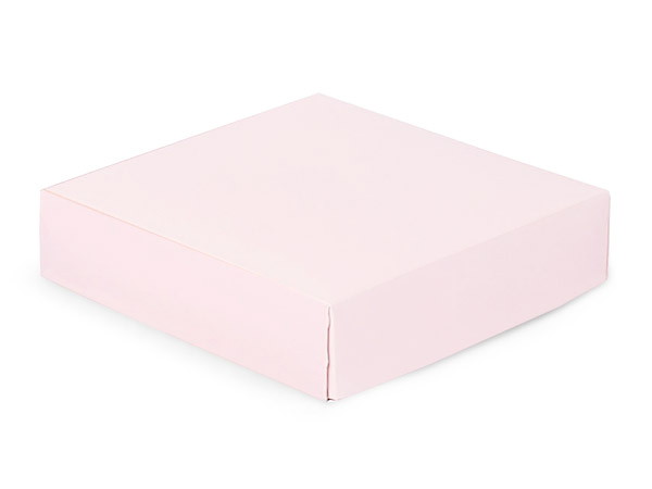 Matte Blush Pink Box Lid, 6x6x1.5", 25 Pack