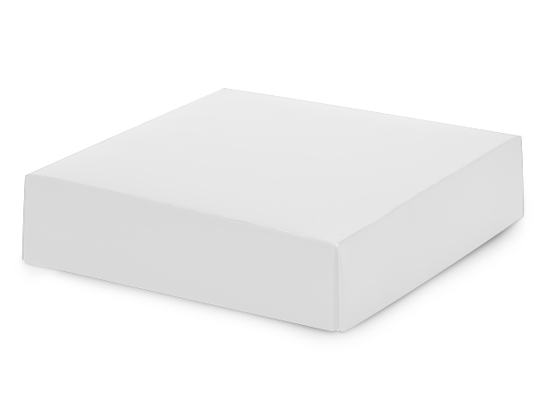Matte White Box Lid, 6x6x1.5", 25 Pack