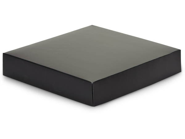 Matte Black Box Lid, 8x8x1.5", 25 Pack