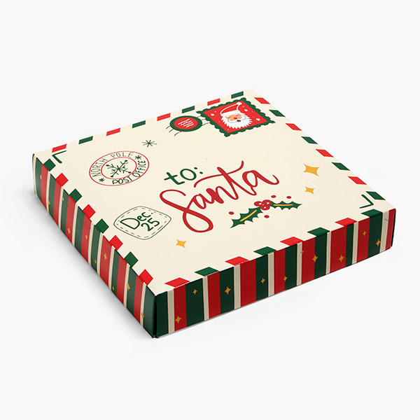Letters To Santa Box Lid, 8x8x1.5", 25 Pack