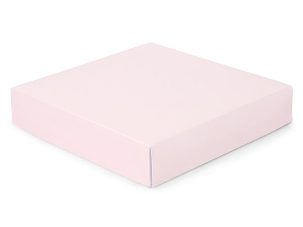 Matte Blush Pink Box Lid, 10x10x2", 25 Pack