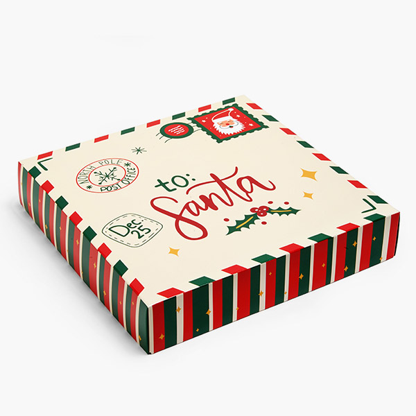 Letters To Santa Box Lid, 10x10x2", 25 Pack