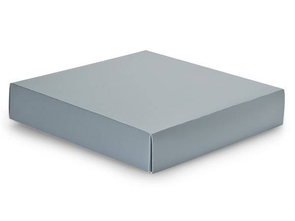 Metallic Silver Box Lid, 10x10x2", 25 Pack