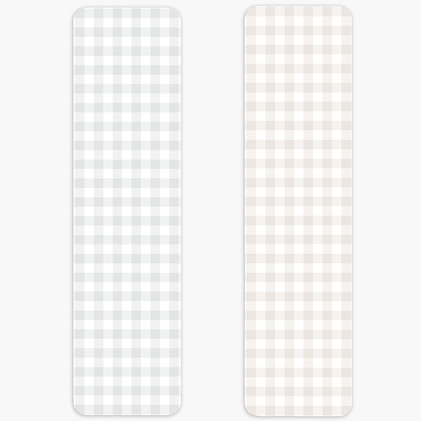 Gingham Cookie Backer Cards, 2 x 7.5", 25 Pk