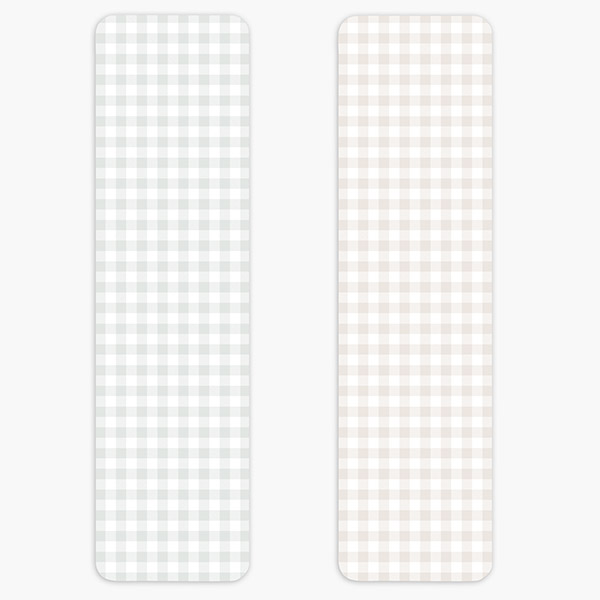 Gingham Cookie Backer Cards, 2.625 x 9.5", 25 Pk