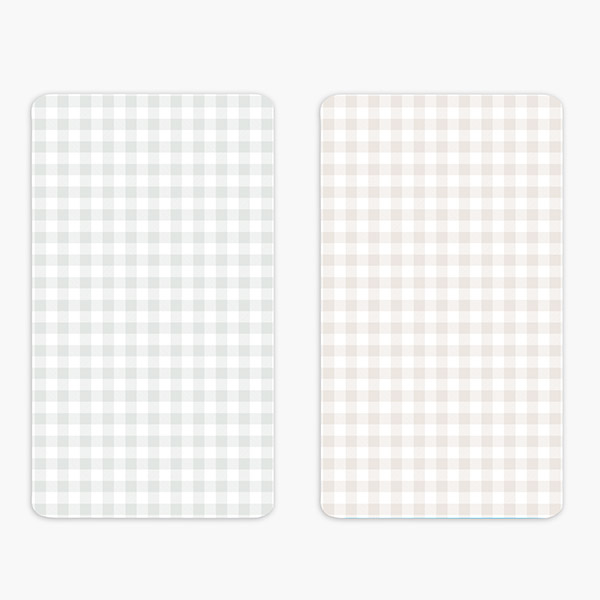 Gingham Cookie Backer Cards, 3.75 x 6.5", 25 Pk