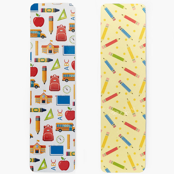 Back To School Cookie Backer Cards,  2x7.5", 25 Pk