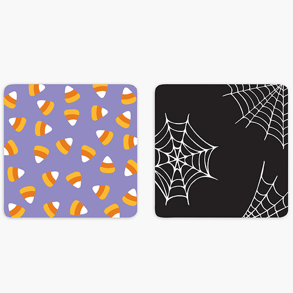 Candy Corn Cookie Backer Cards, 4.375 x 4.375", 25 Pk