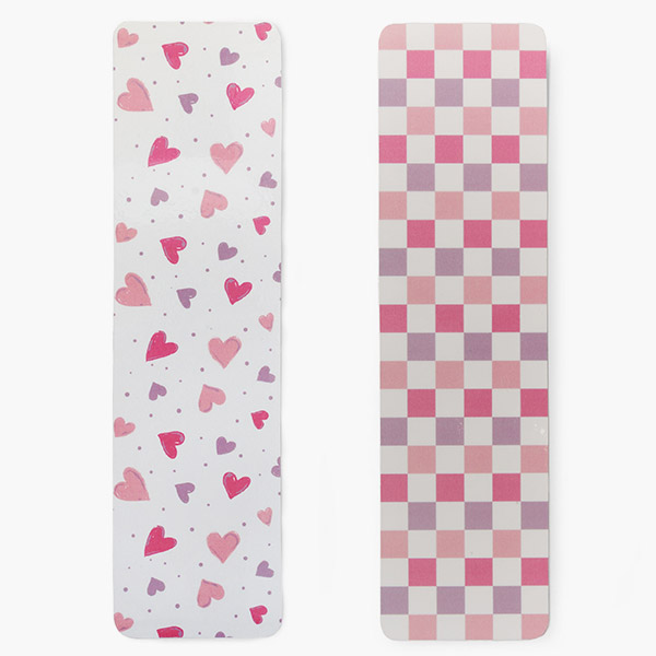 Groovy Hearts Cookie Backer Cards, 2.625x9.5", 25 Pk