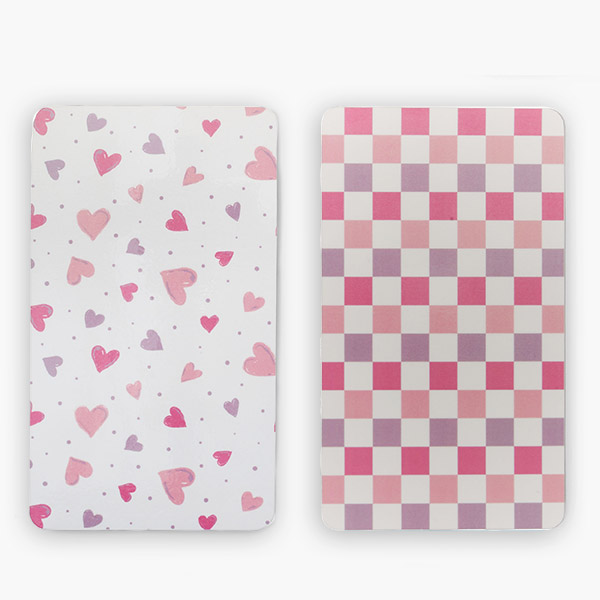Groovy Hearts Cookie Backer Cards, 3.75x6.5", 25 Pk