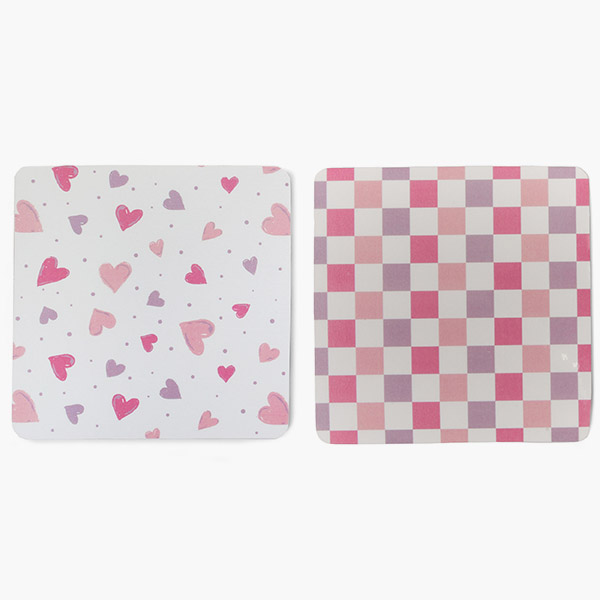 Groovy Hearts Cookie Backer Cards, 4.375x4.375", 25 Pk