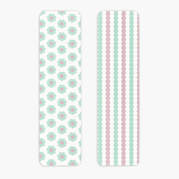 Pastel Floral Cookie Backer Cards, 2x7.5", 25 Pk