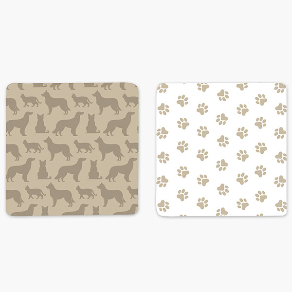 Pet Silhouette Cookie Backer Cards, 4.375x4.375", 25 Pk
