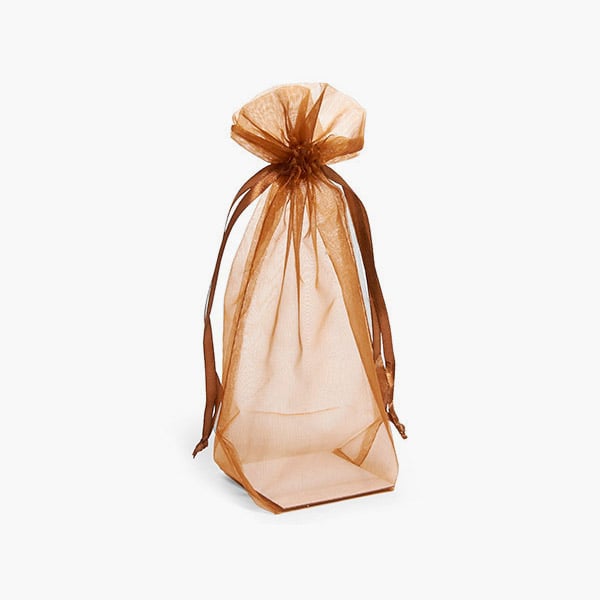 *Copper Square Gusseted Sheer Bag, 3x3x9", 10 Pack
