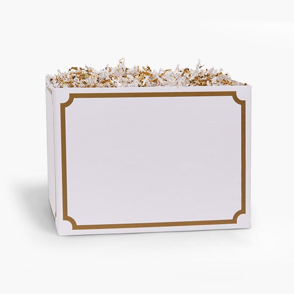 Gold Luxe Basket Boxes
