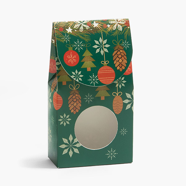 Cozy Ornaments Gourmet Window Box, Small 3.5x1.75x6.5", 6 Pack