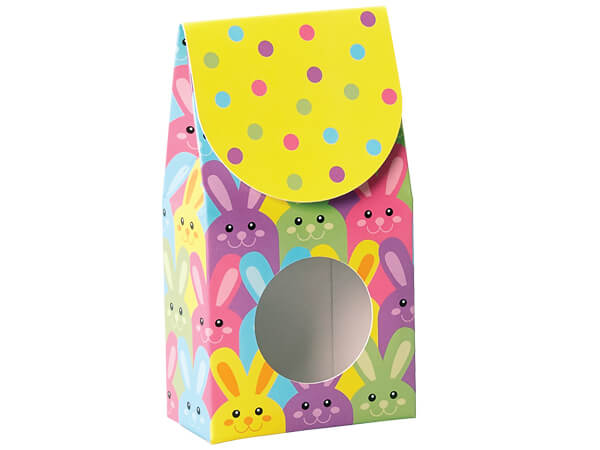 Easter Bunnies Gourmet Window Box, Small 3.5x1.75x6.5", 6 Pack