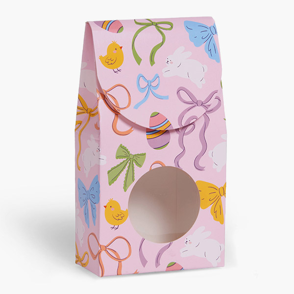 Easter Bows Gourmet Window Box, Small 3.5x1.75x6.5", 6 Pack